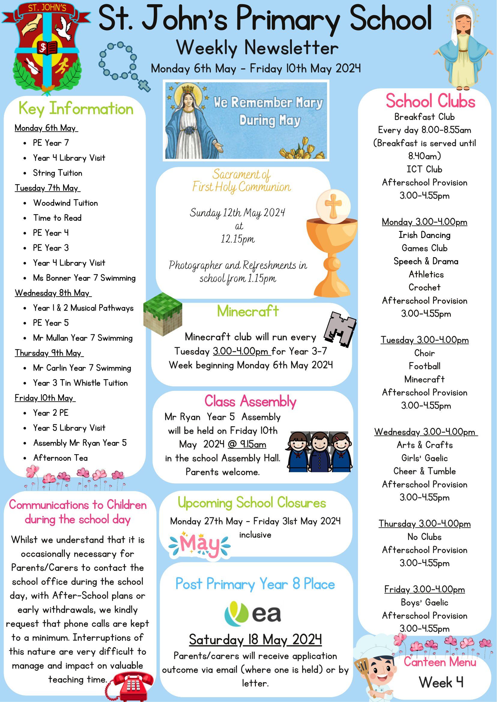 Weekly Newsletter 06/05/2024