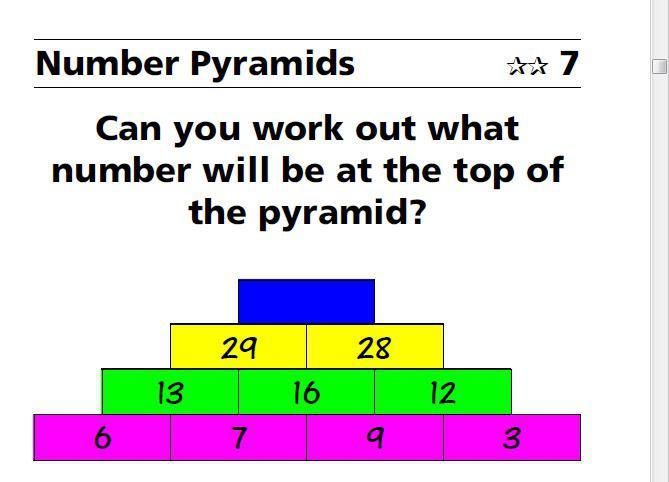Monthly Maths Challenge 28/09/17