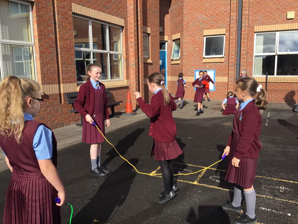 New playground equipment