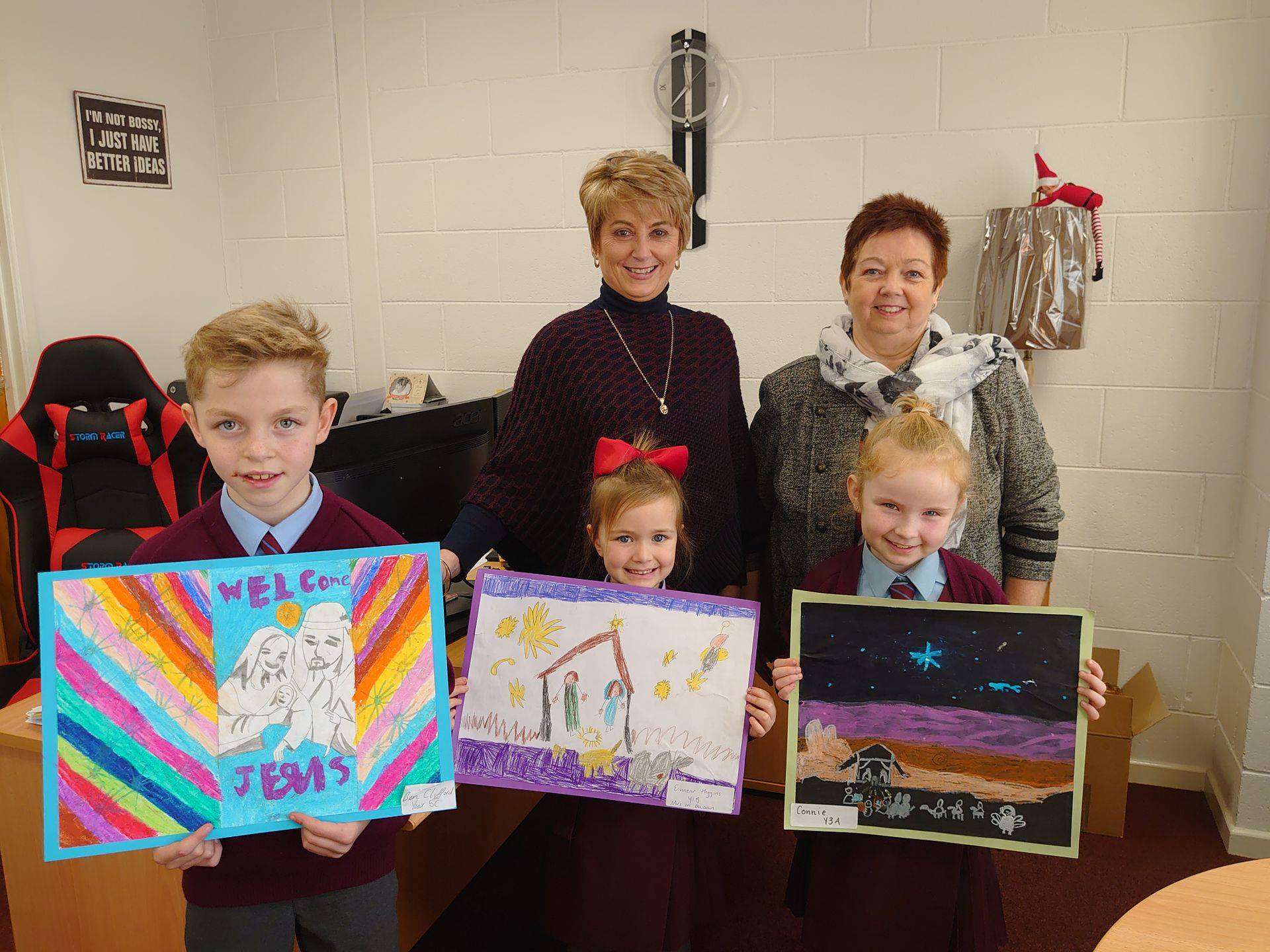 Dawn McLaughlin Nativity art competition