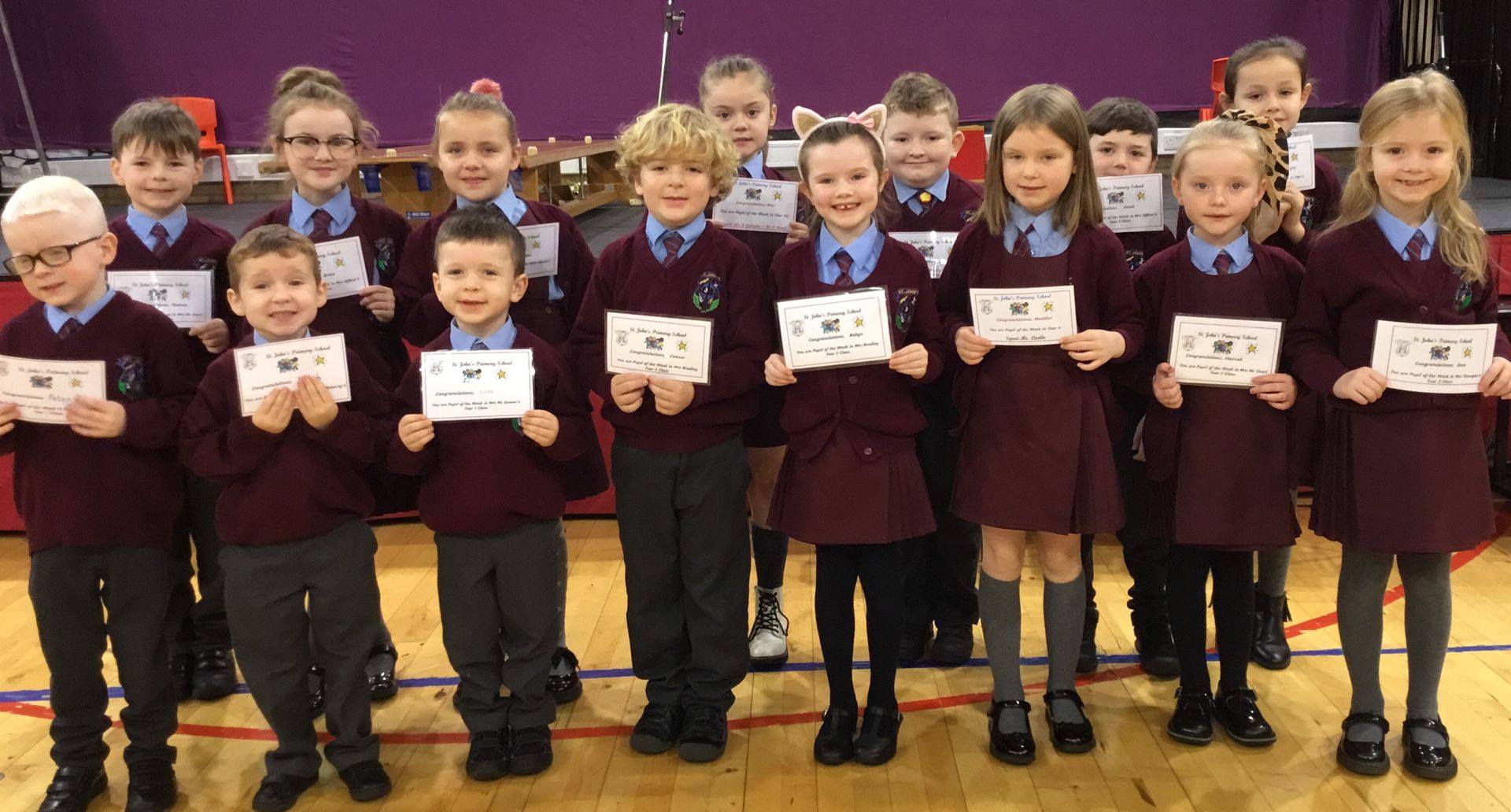 Pupils of the week 10/01/20