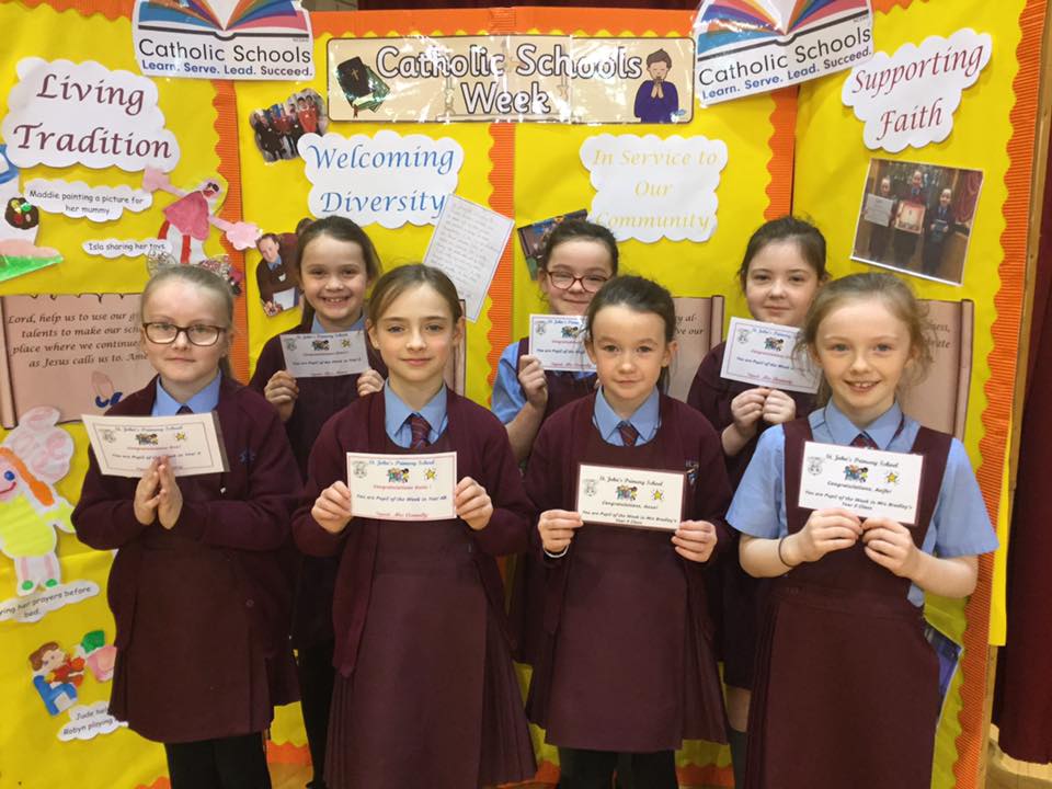 Congratulations to all our pupils of the week
