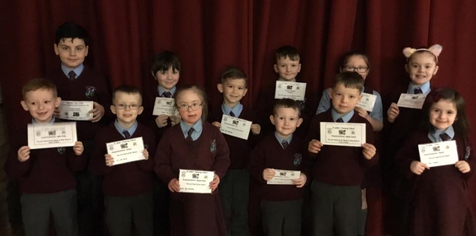 Well done to all our KS1 pupils of the week
