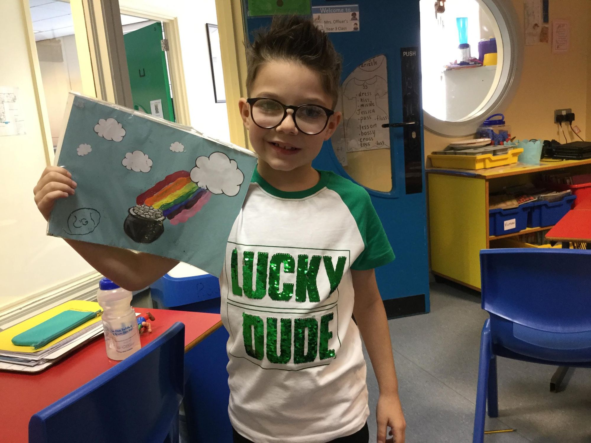Saint Patrick's Day fun in Year 3