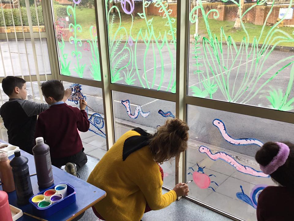 Year 4 Window Display