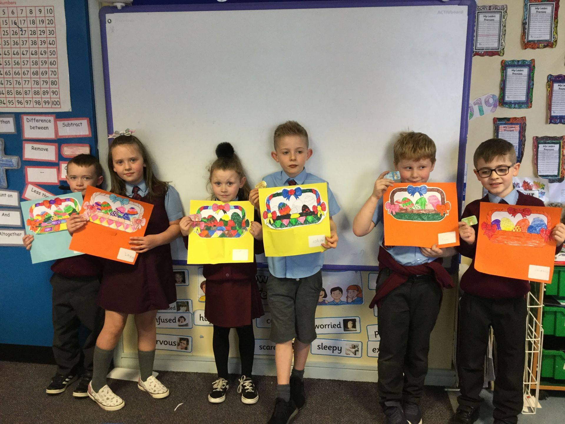 Easter Bunny visits Mrs Finnegan's 3C Class