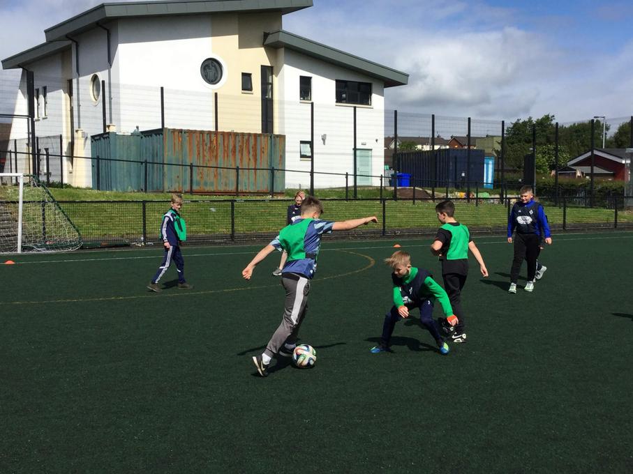 Year 5 and Year 7 pupils took part in the McCauley Cup Tournament today