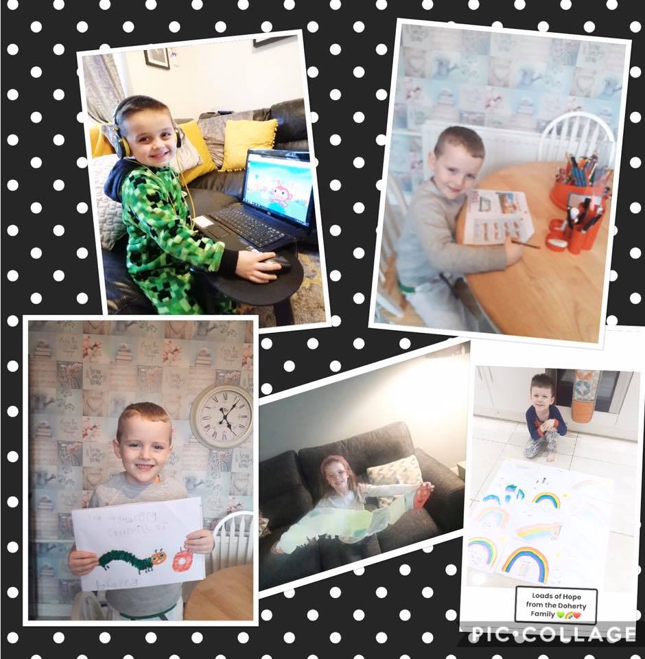 Our P1 and P2 home learning has given us all hope and joy.