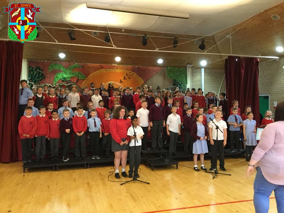 Well done to all the Year 6 pupils from St. John’s and Lisnagelvin PS
