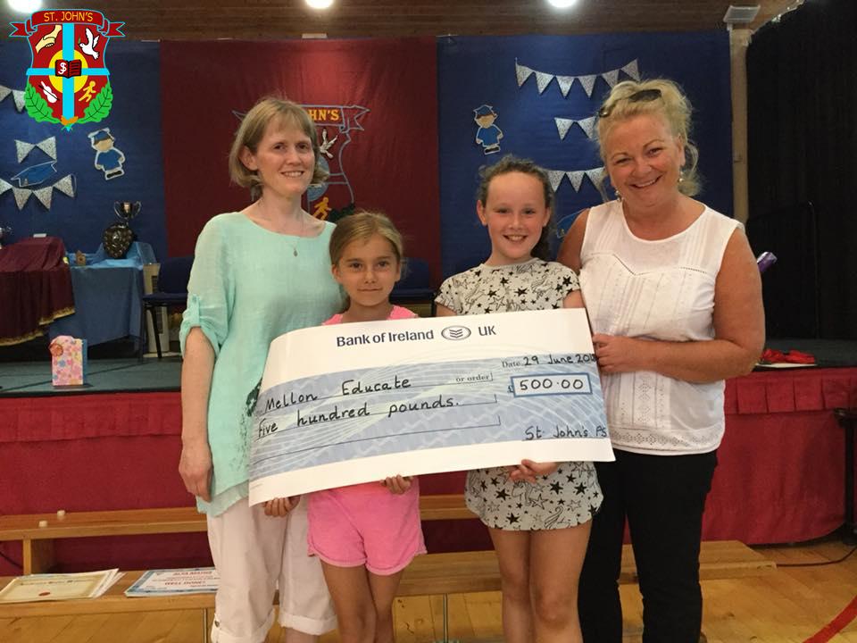 Huge thank you to Miss Boyle and Miss Mellon for all their fundraising efforts this year.