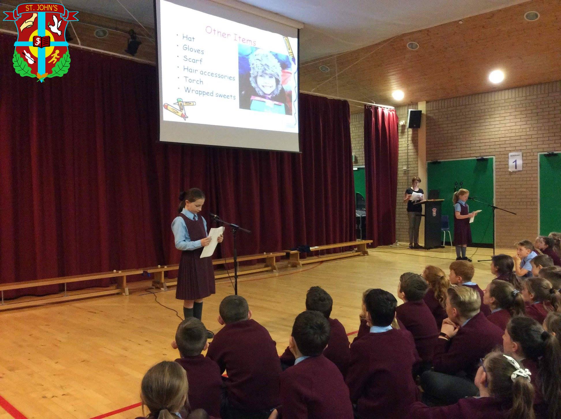Today we launched a shoe box appeal