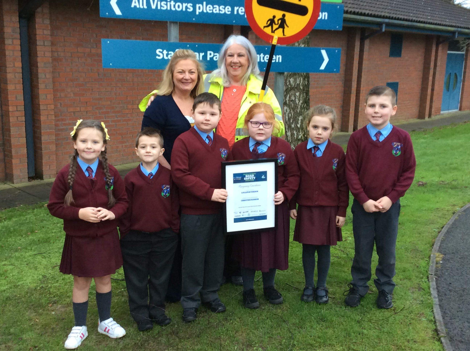 Congratulations to our Lollipop Lady Christine!