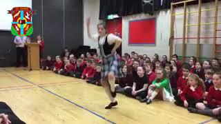 And finally the lovely Hannah.....doing some Highland dancing.