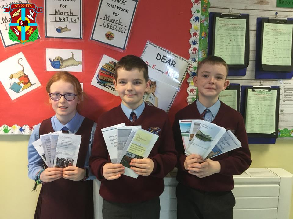 Last term all three Year 6 classes produced brochures on 'Our City'