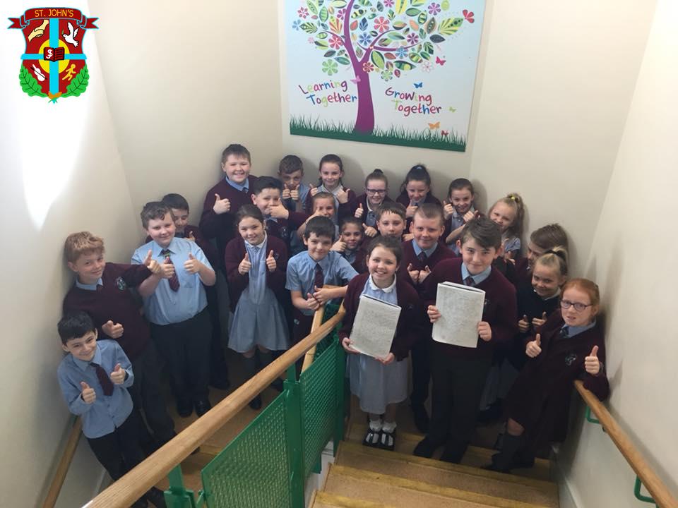 Congratulations to Year 6A.  They have won themselves a day in Creggan Country Park
