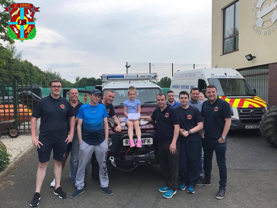 Year 4 Canice donating to Foyle Search & Rescue