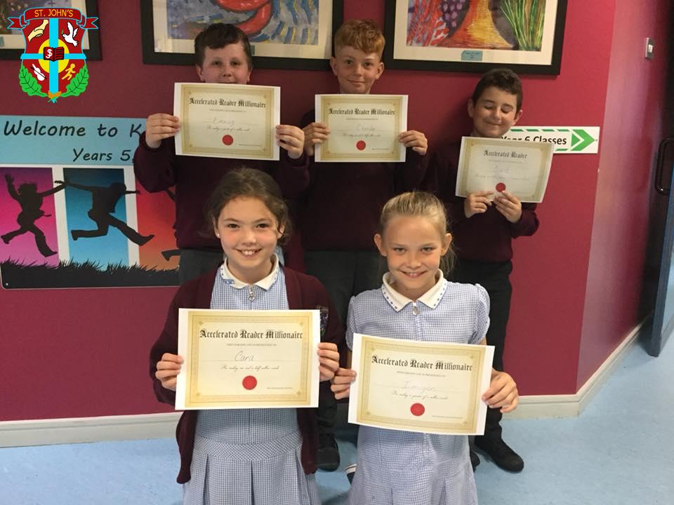 Well done to all our Accelerated Reader superstars