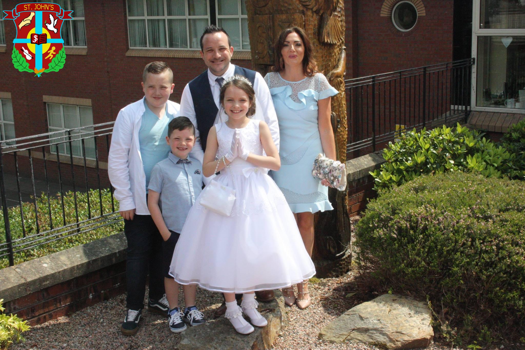 Congratulations to all our children on receiving the Sacrament of First Holy Communion.