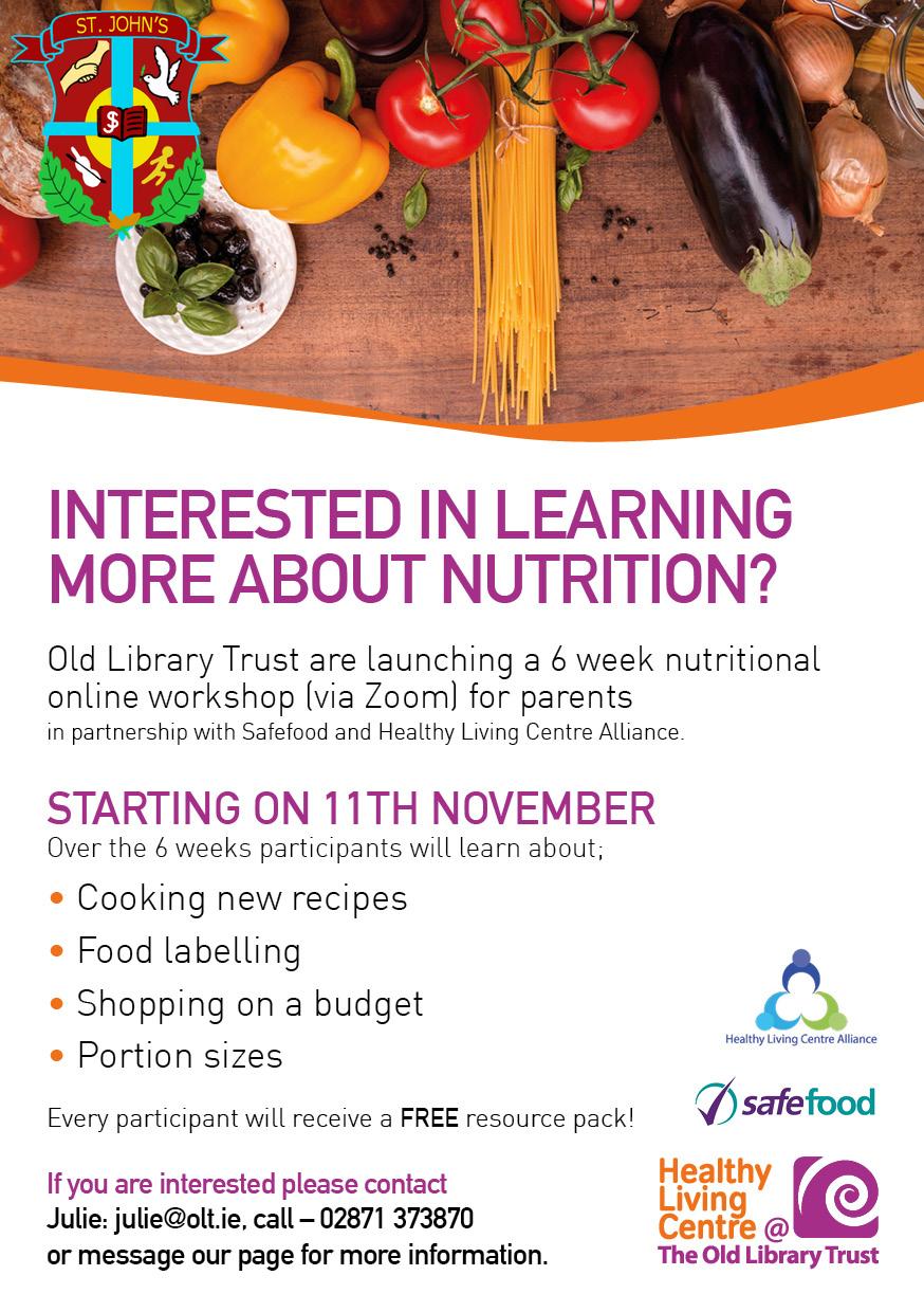OLT & Safefood - Nutrition Programme