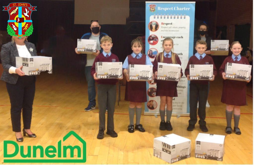 Winners of the recent Dunelm Buncrana Road competition.