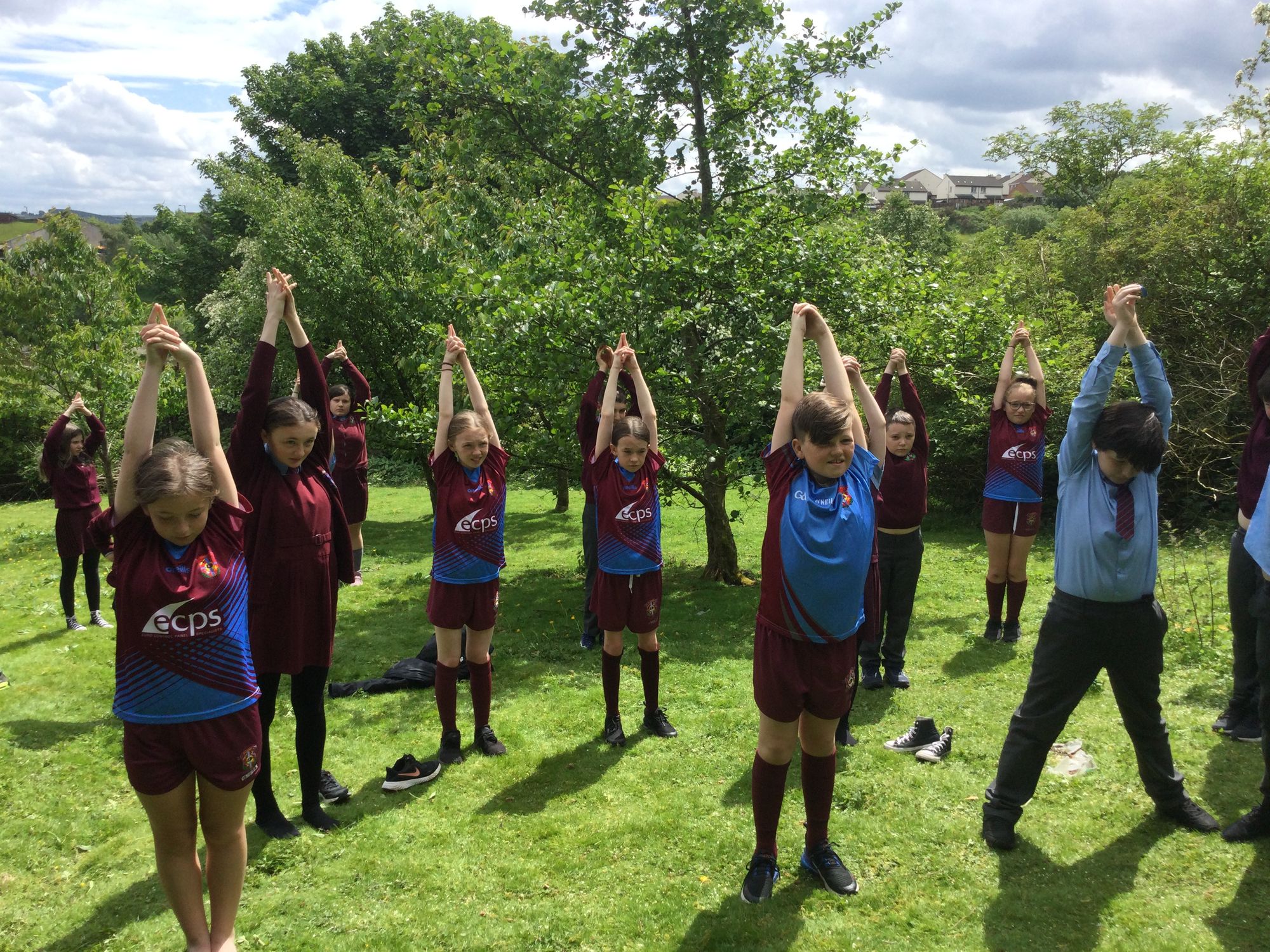 Mrs J Connolly’s class enjoying the Nature Art Therapy at Creggan Country Park