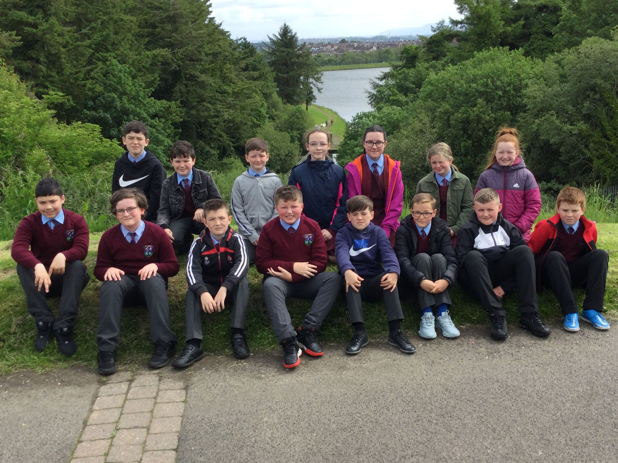 Mr N McCourt’s class enjoying the Nature Art Therapy at Creggan Country Park. Thank you so much Karen! #lovingthegreatoutdoors