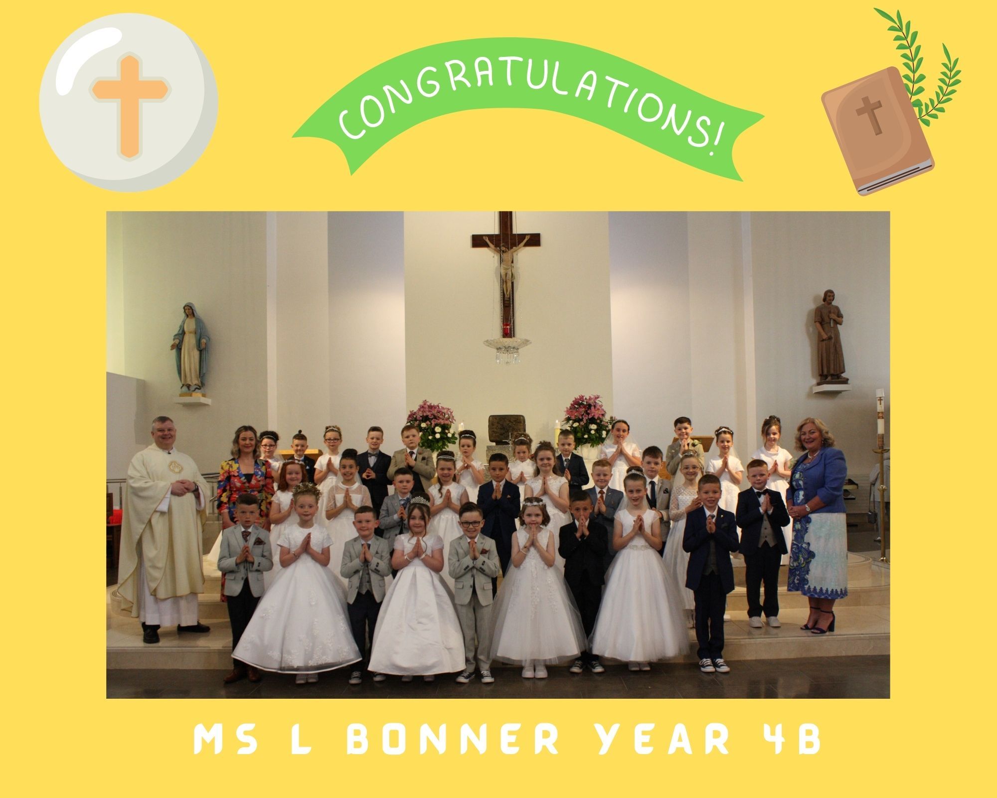 4B Ms L Bonner First Holy Communion 2022