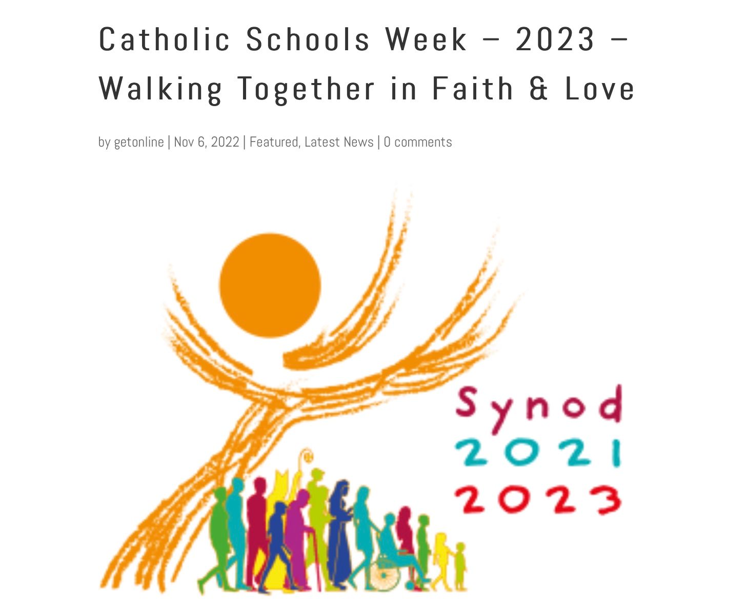 Catholic Schools Week