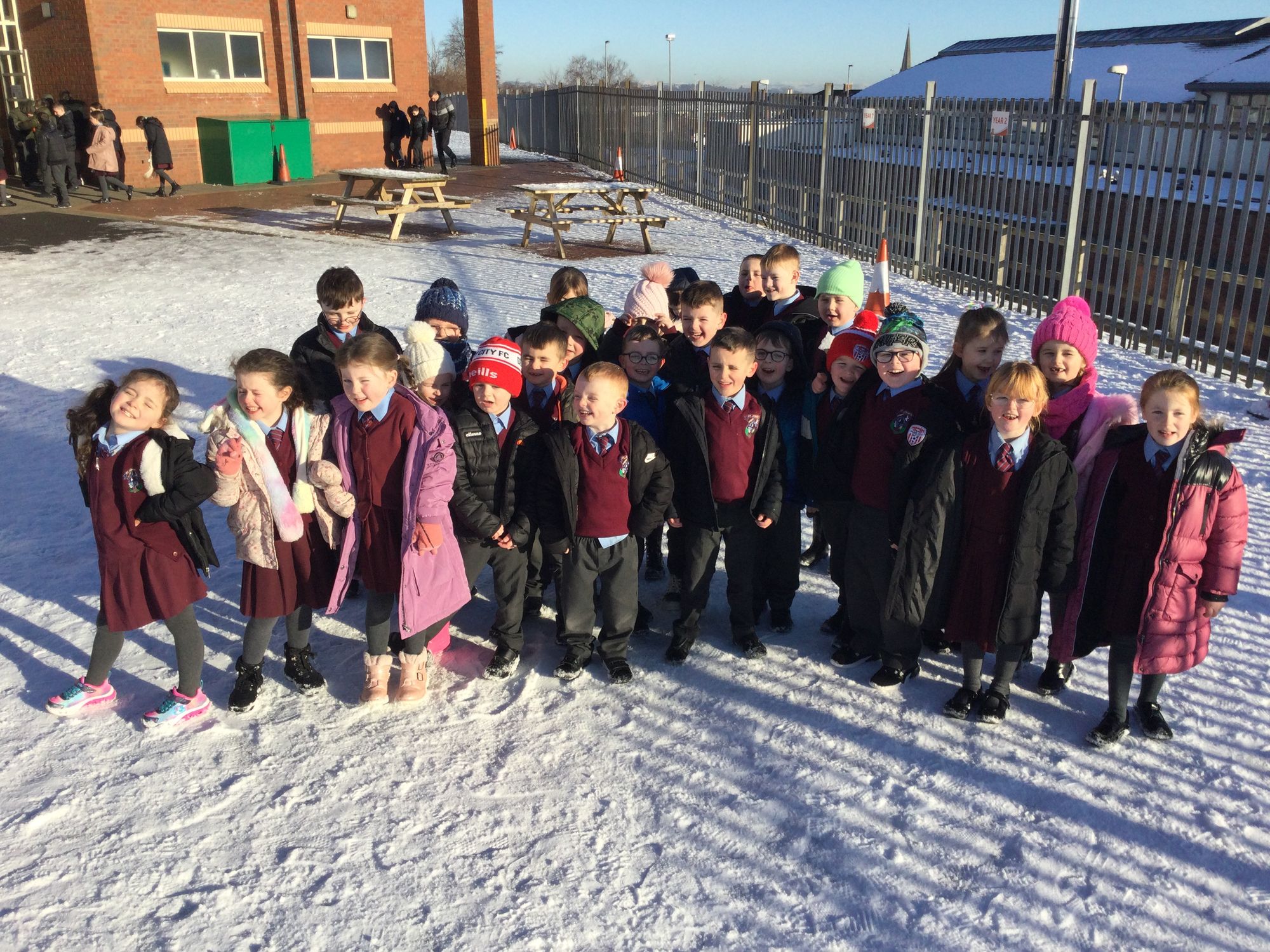 Snow time for class 2B