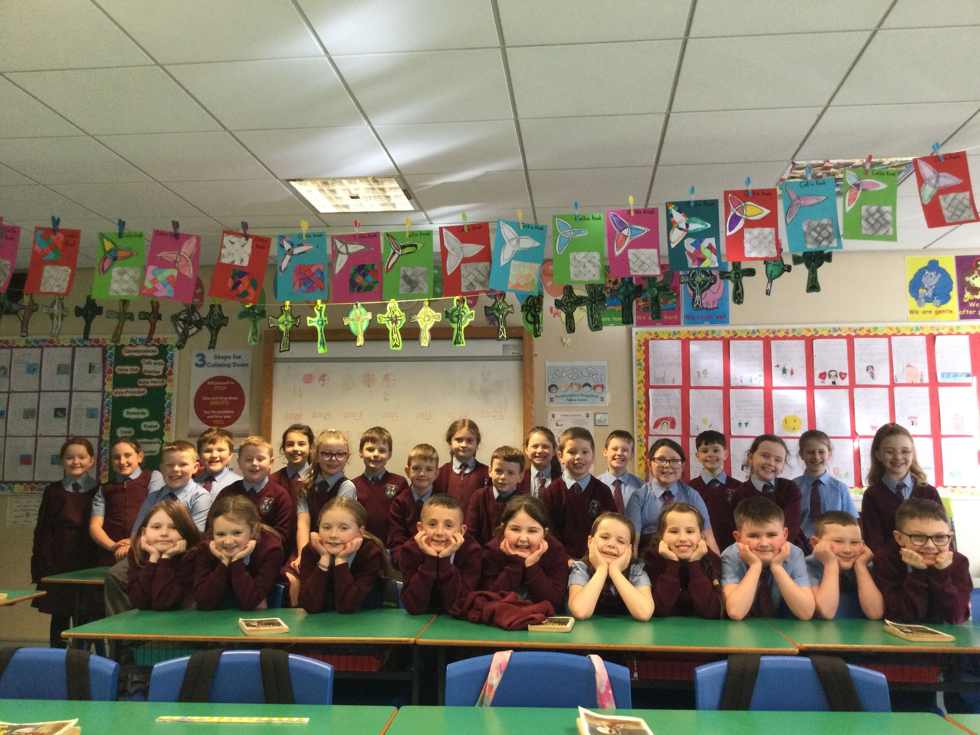 Celtic Art in Year 5B