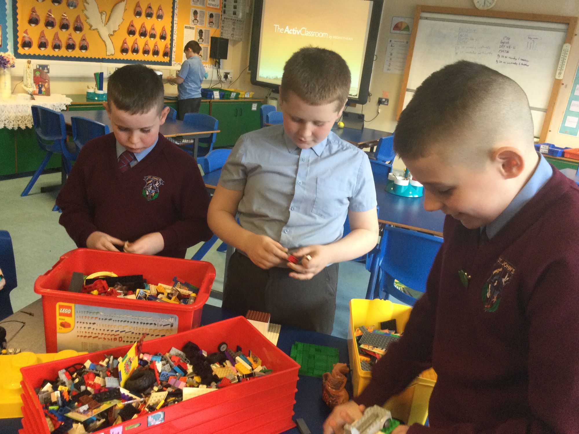 Lego fun in year 7C