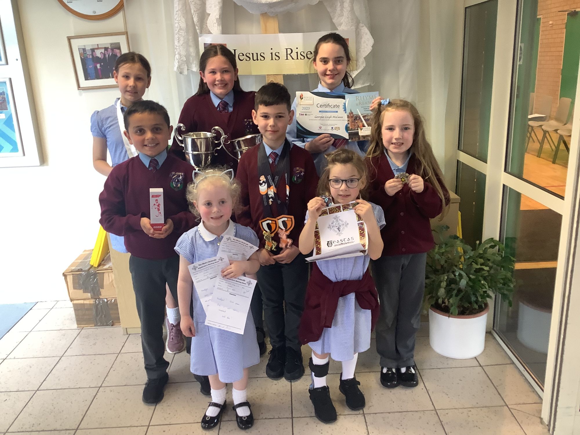 Well done children! We are very proud of you!