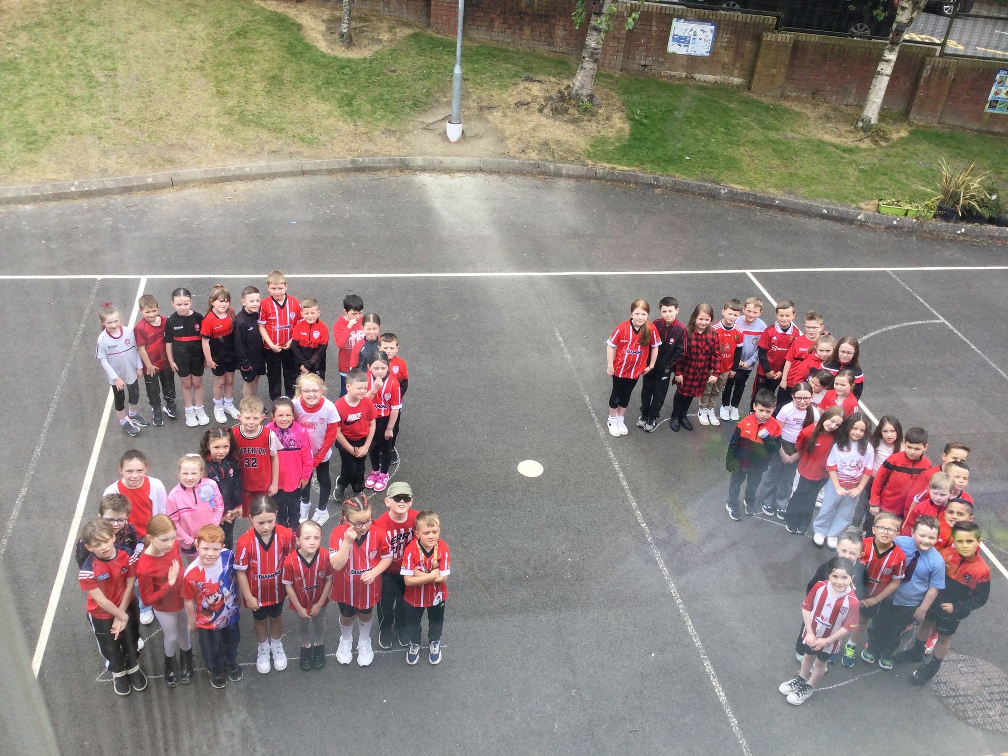 Our pupils wishing the Derry team all the best in the Ulster final against Armagh on Sunday.