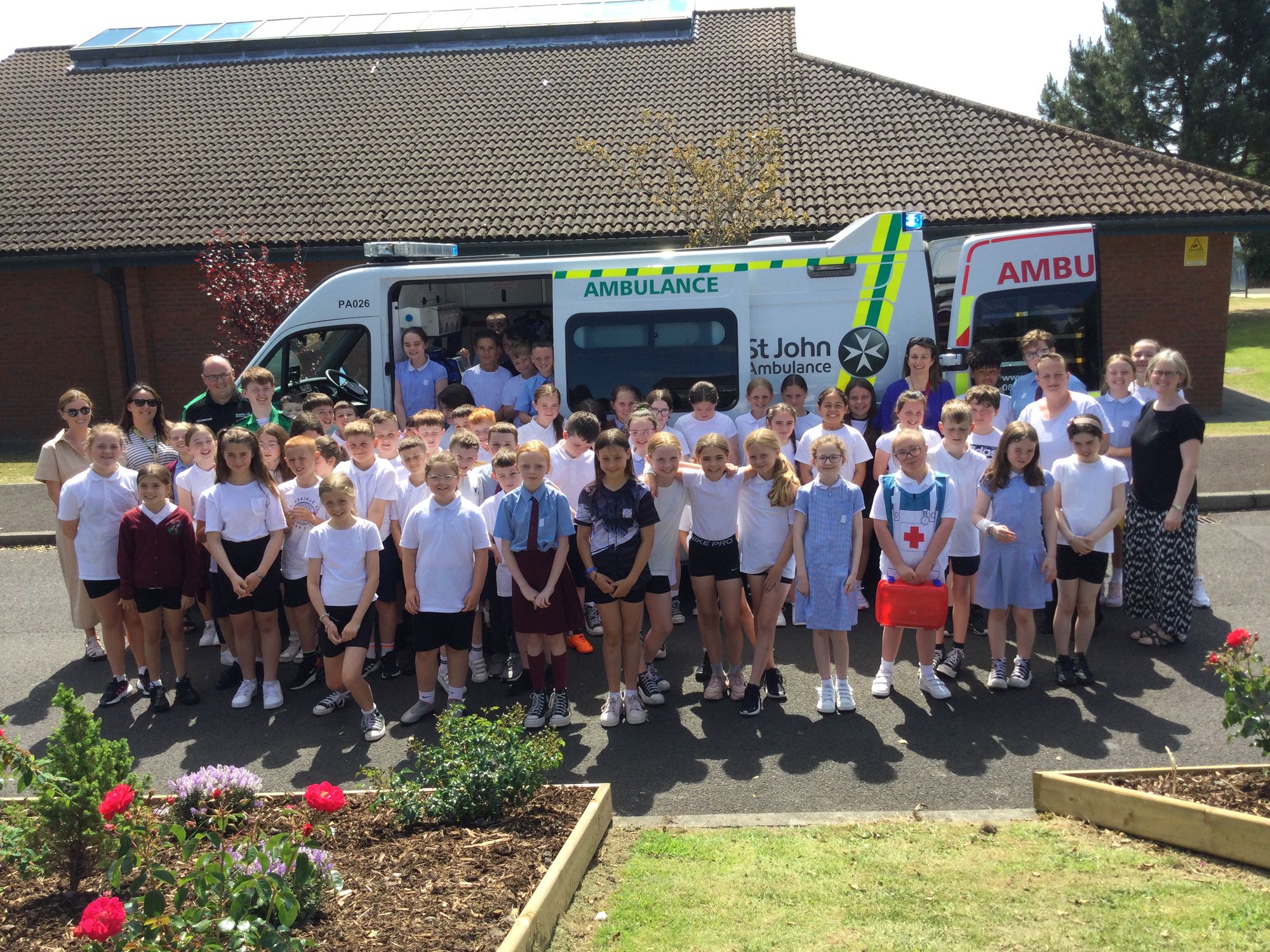 St John Ambulance Visits St John’s.