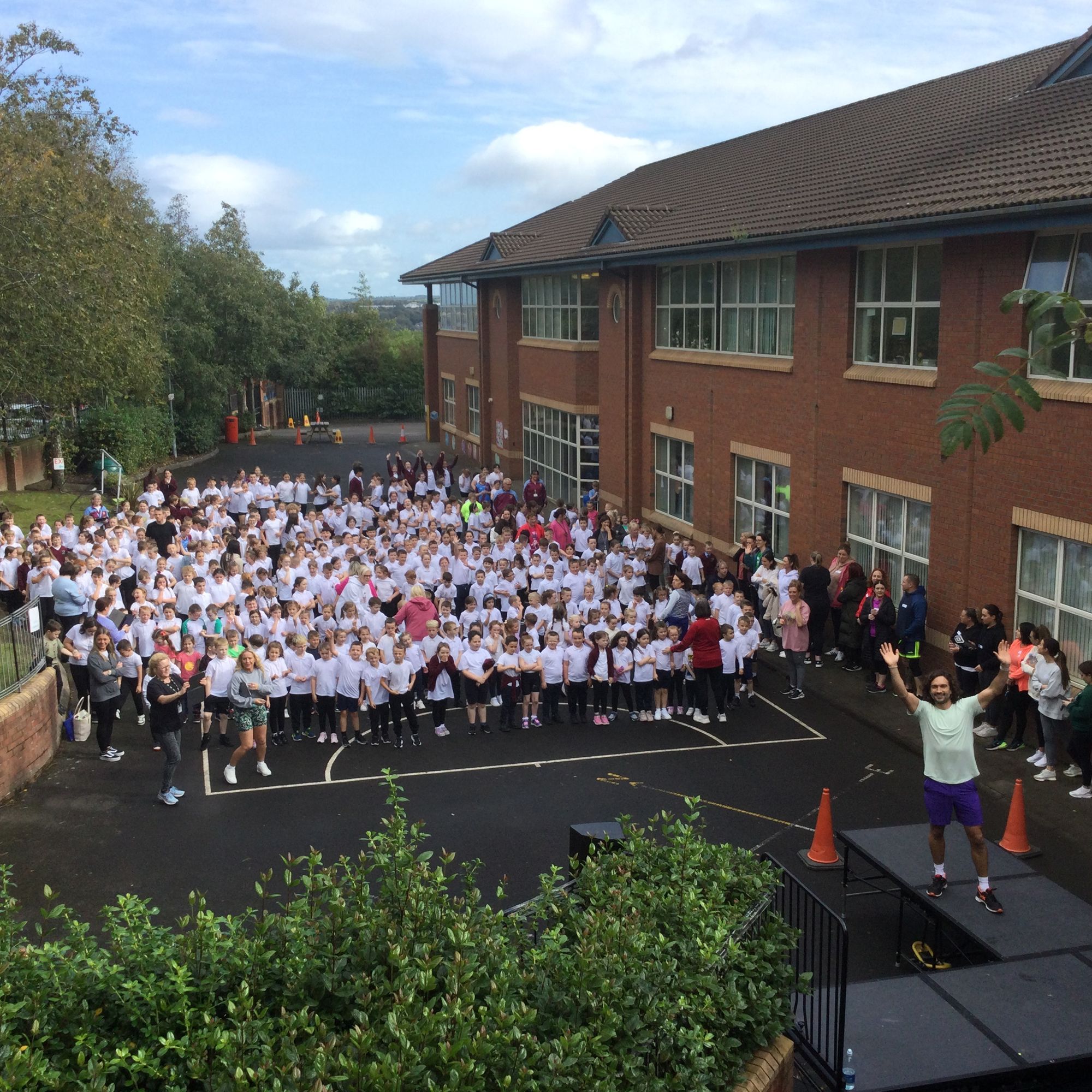 Joe Wicks ‘The Body Coach’ comes to St John’s Primary School.