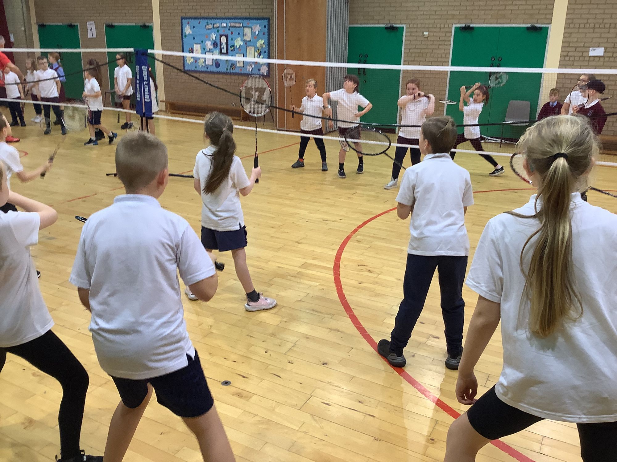 Badminton in Year 5