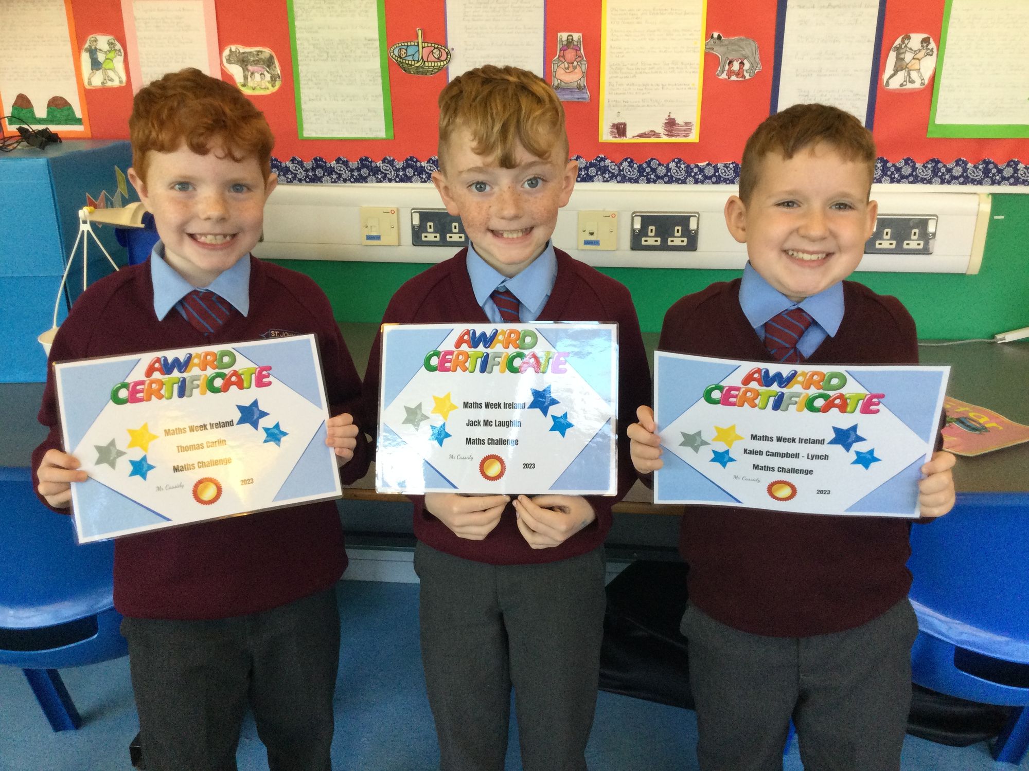 Maths Week Ireland 2023 in Year 5A