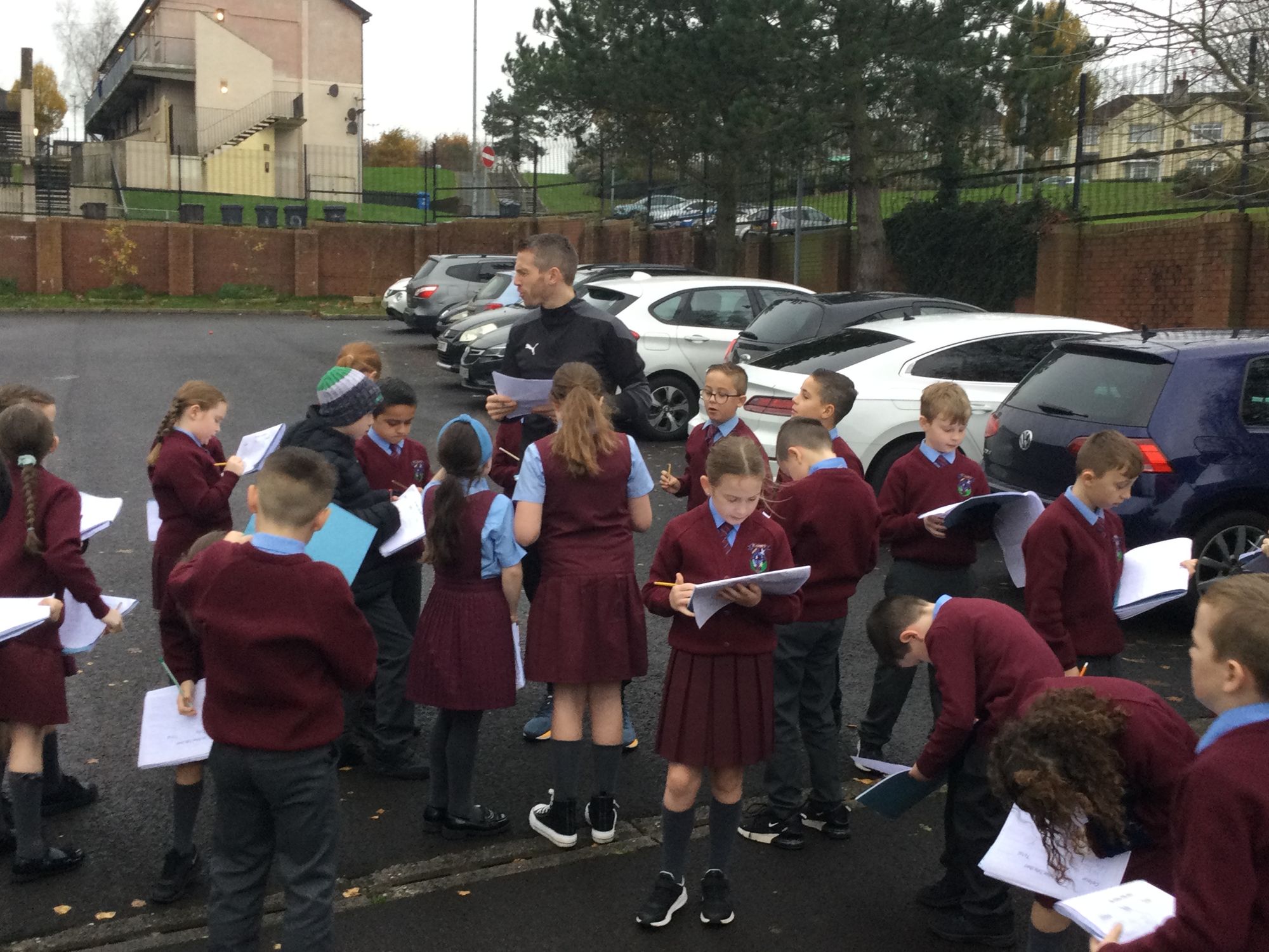 Practical Data Handling work in Year 5B