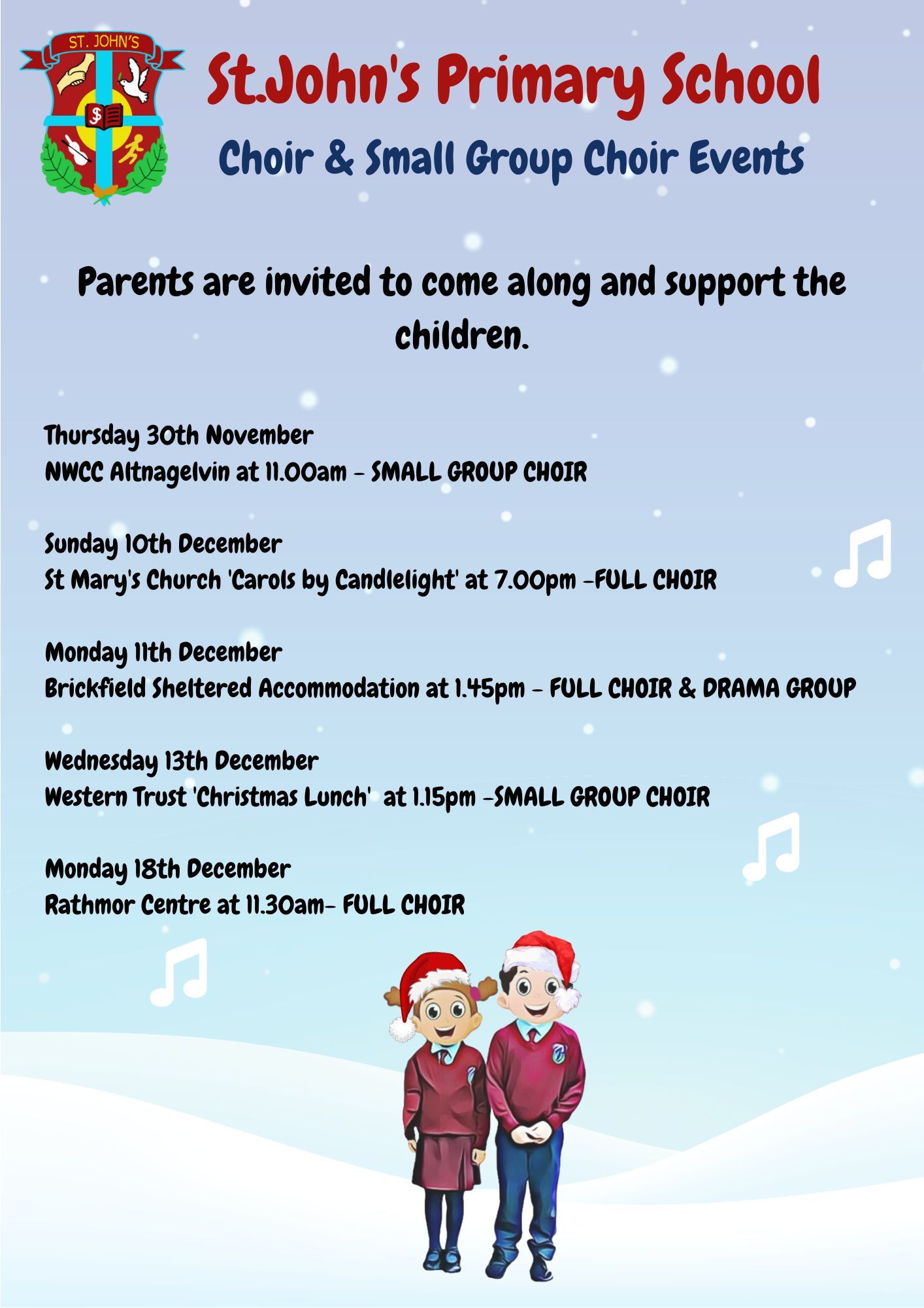 Choir & Small Group Choir Events 2023