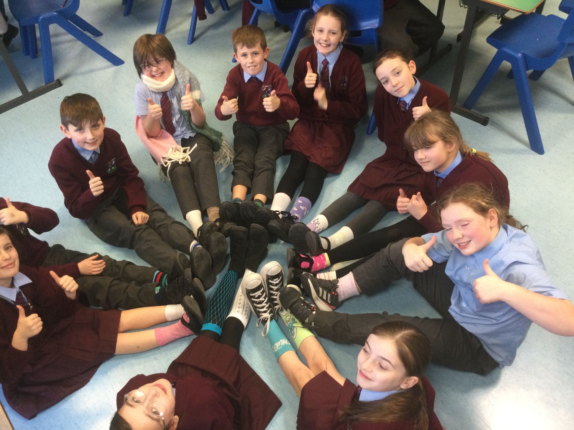Odd Sock Day in Year 6