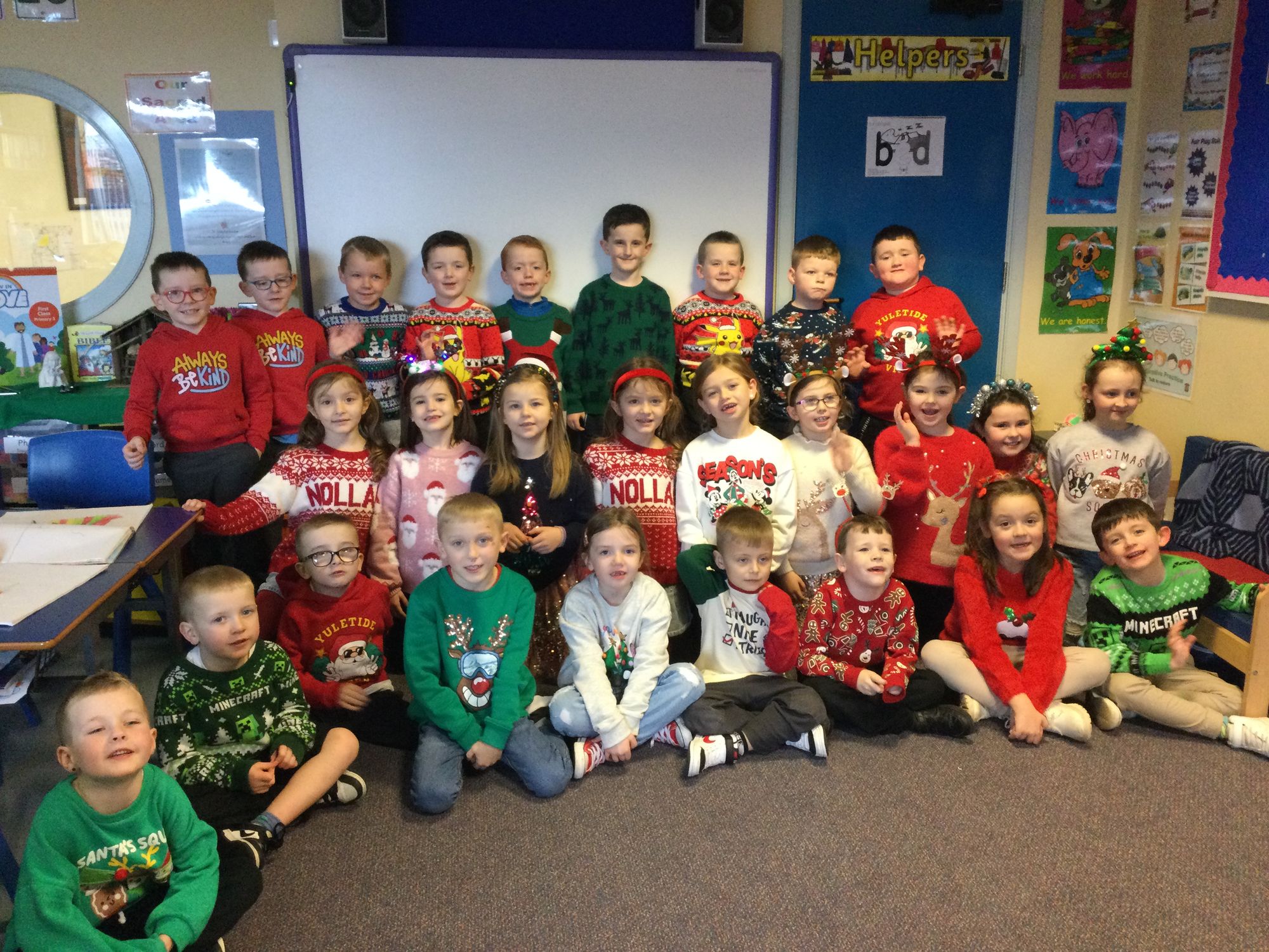 Festive fun in 3A