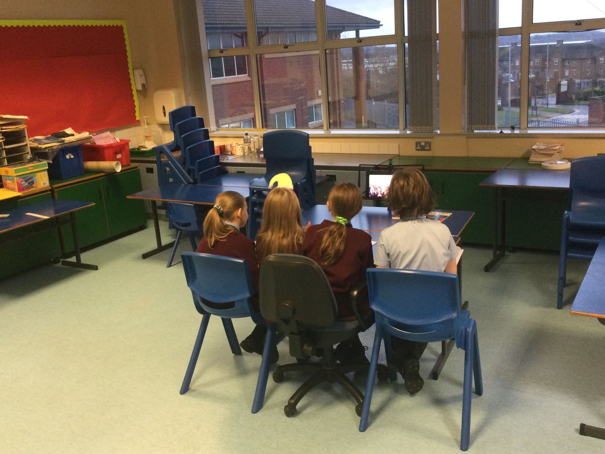 Some movie making in Year 6