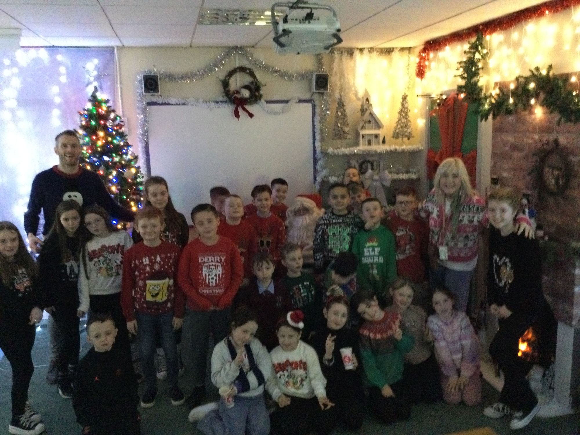 Year 5B Santa Visit