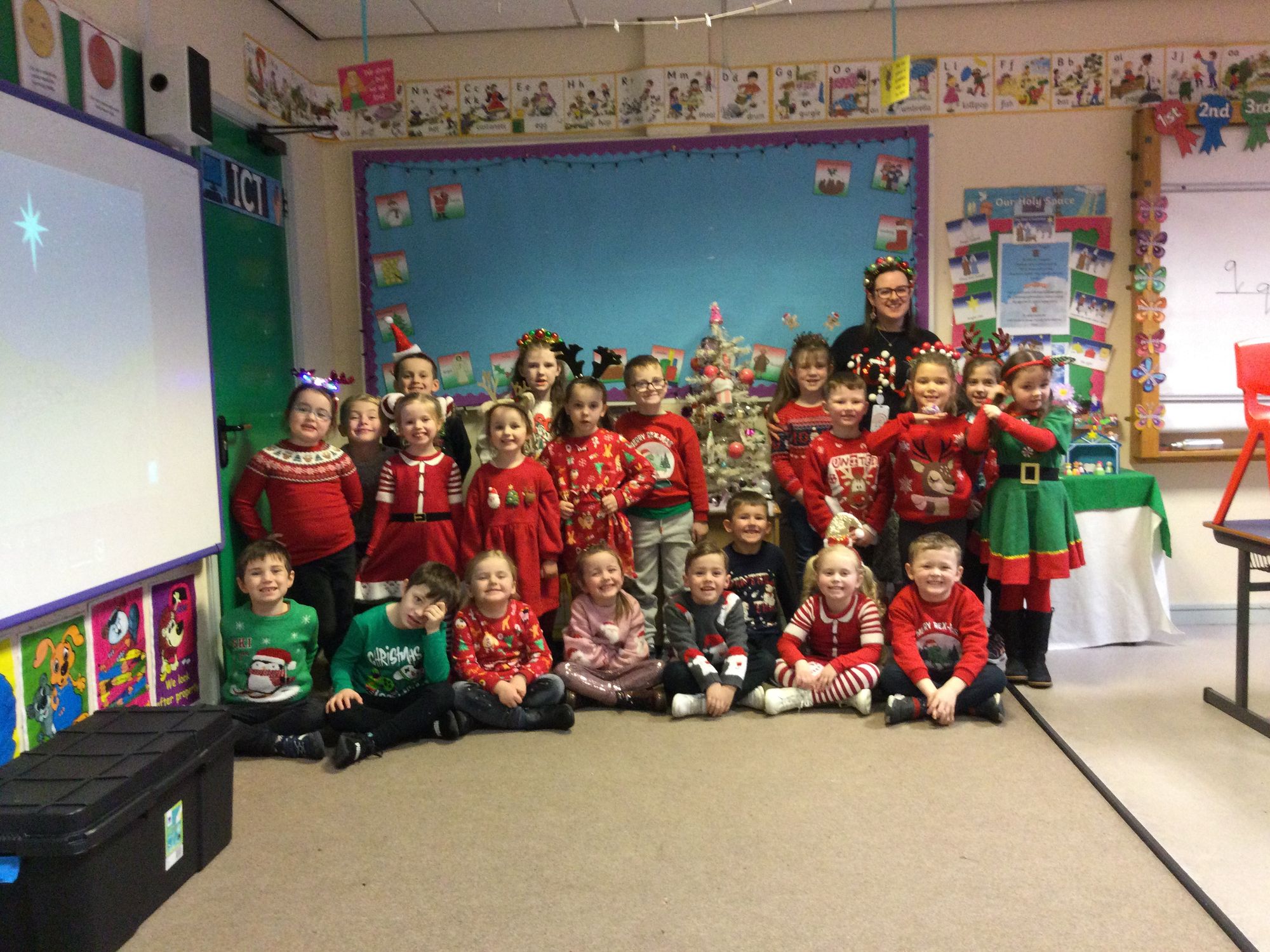 Christmas Jumper Day in Year 2A