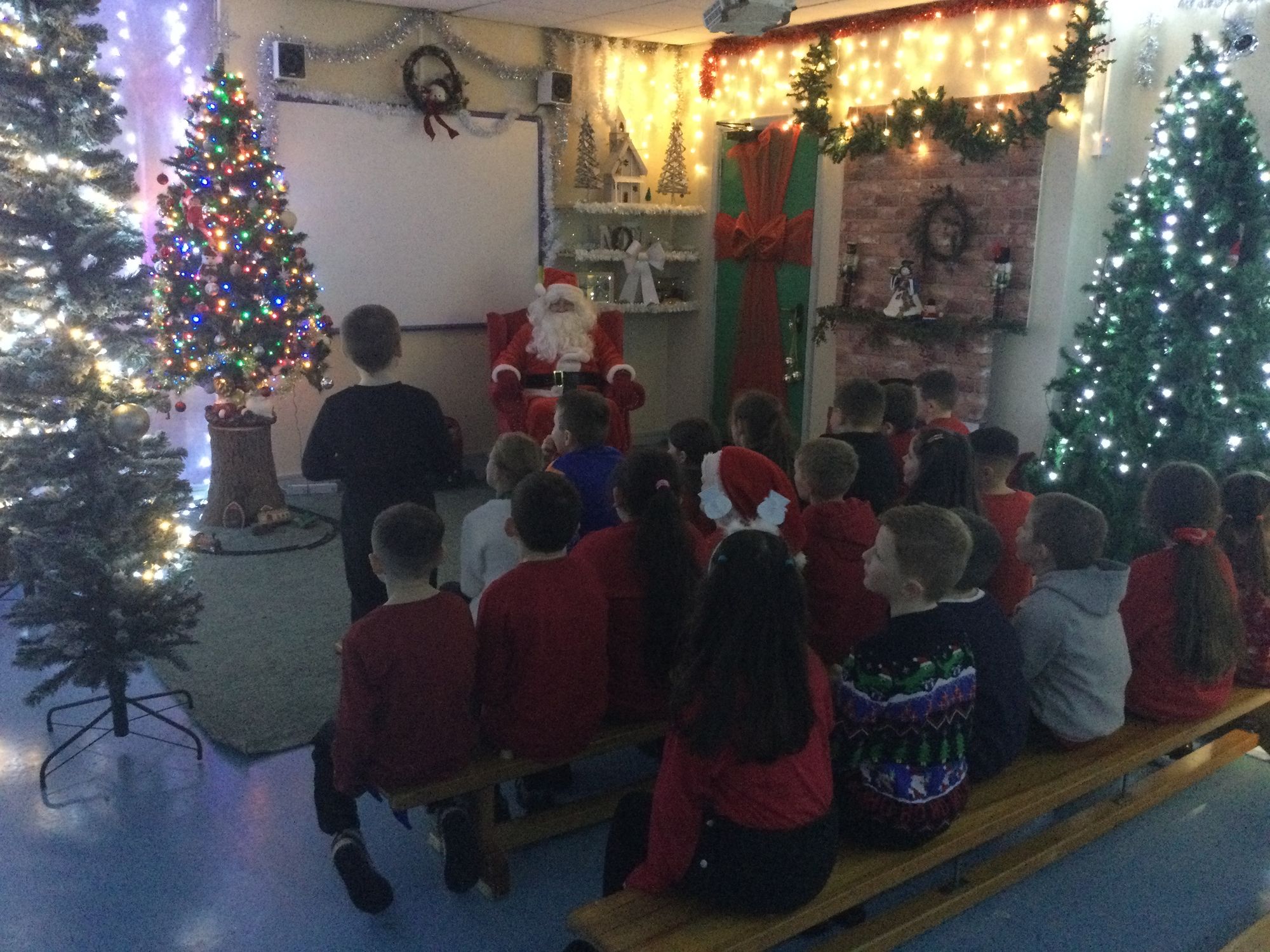 Year 4C had a magical visit from Santa