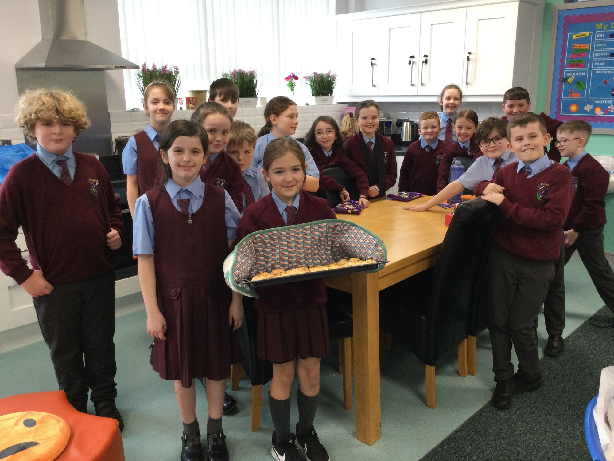 Christmas Baking in Year 6.