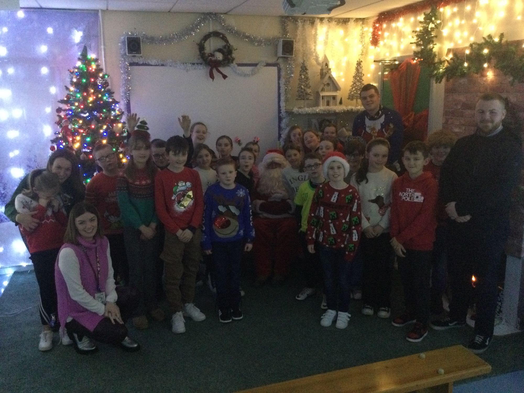 Year 6A Santa Room Visit