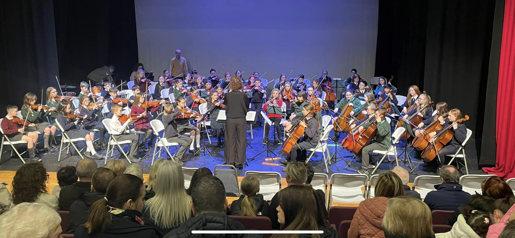 Our girls performed for the EA orchestra last weekend.