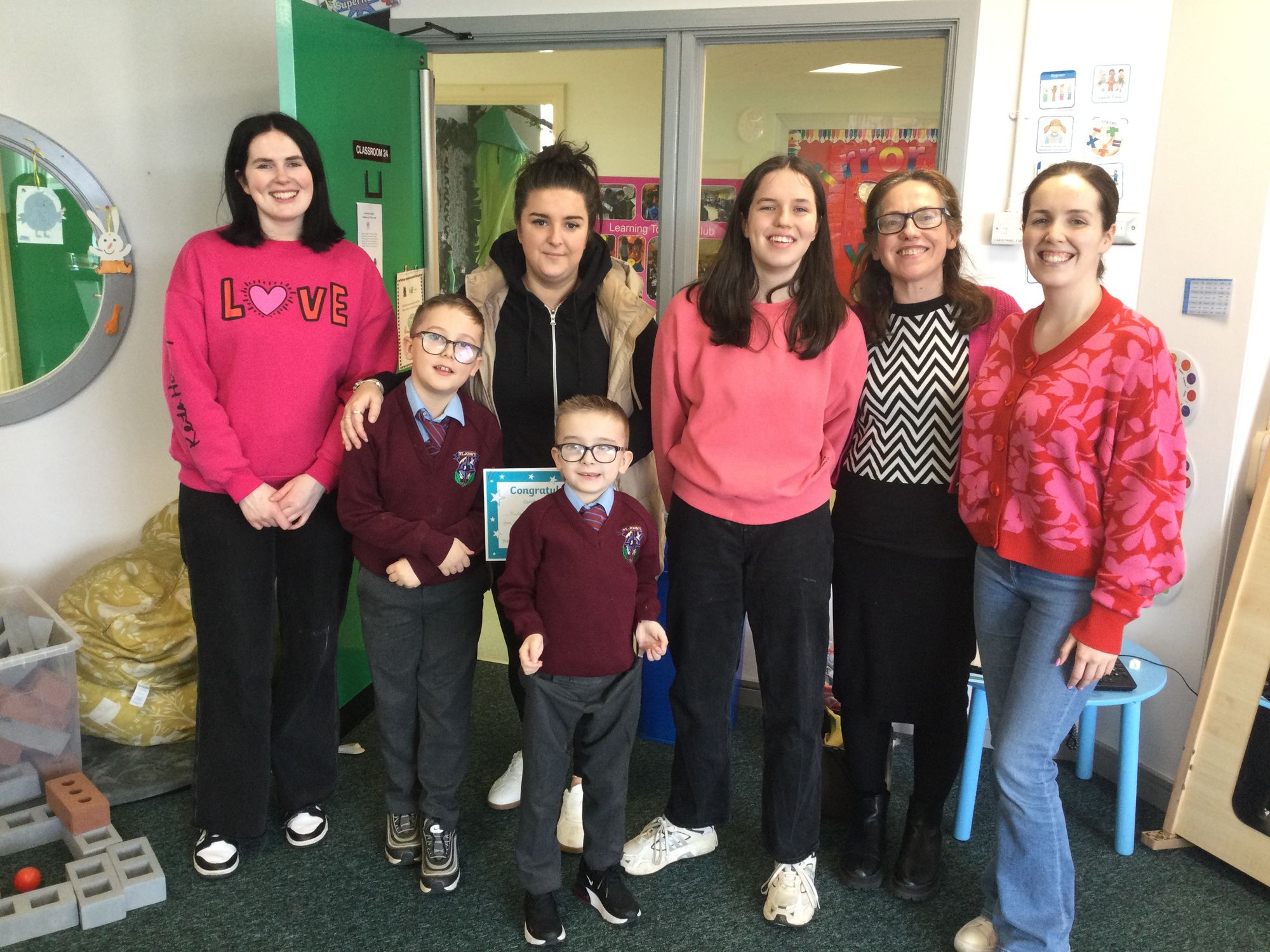 Presentation of certificates at The Learning Together Club👏