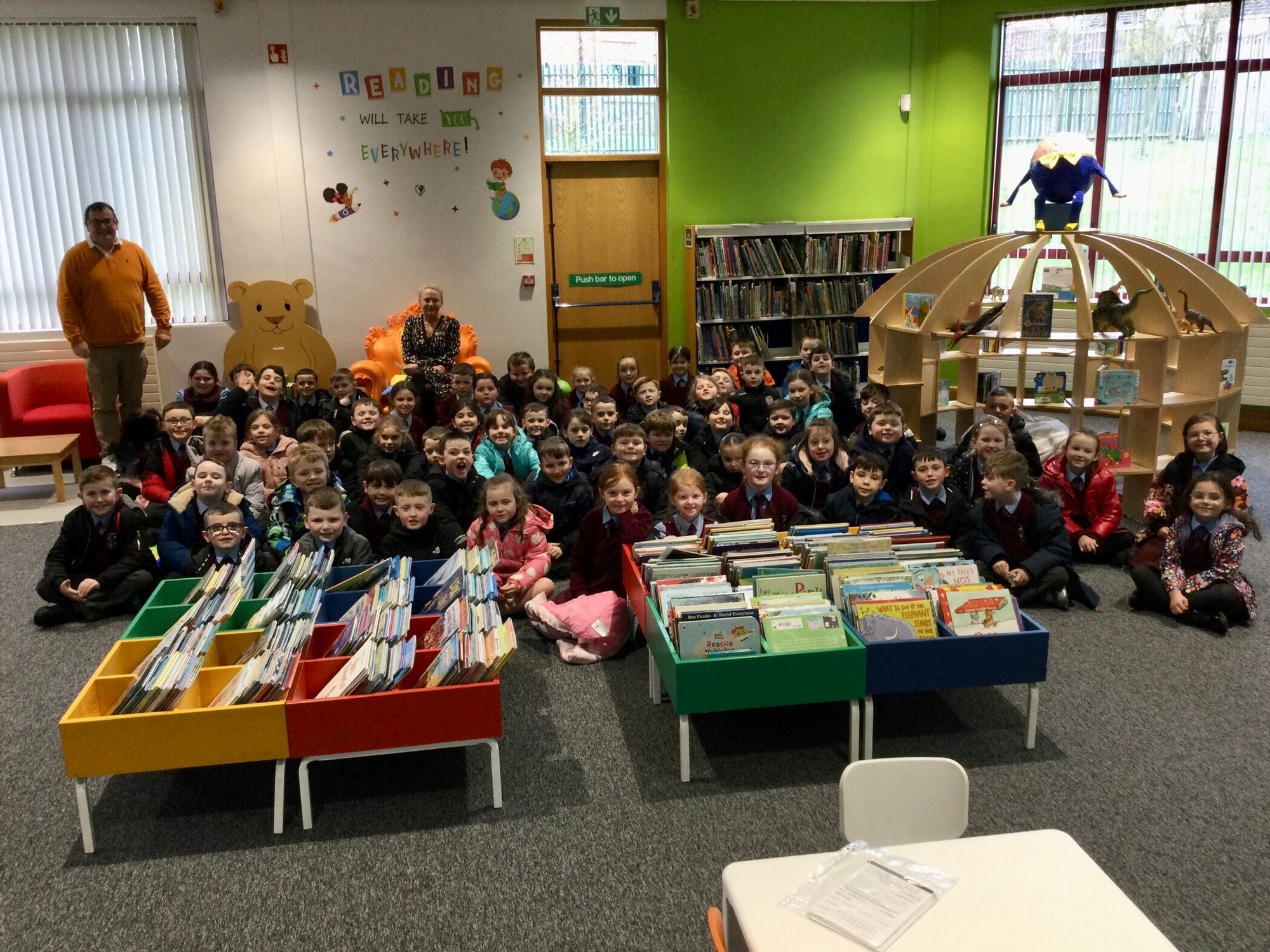 Year 4 visit to Creggan Library